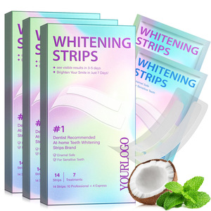 Tiras Blanqueadoras de Dientes Consult, 7 Pares, Sabor Menta, Para Adultos, Eliminación de Placa y Manchas - Product Image 2