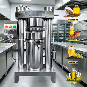 Presse à huile d'arachide hydraulique triphasée grande capacité pour la production d'huile <span class=keywords><strong>comestible</strong></span> pure - Ensemble d'équipement - Product Image 1