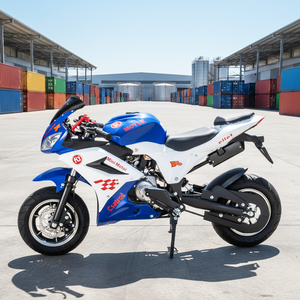 Mini moto de course 2/4 temps refroidie par <span class=keywords><strong>air</strong></span> 49cc/60cc avec freins à disque, vitesse maximale 40-60 km/h, pas cher à vendre - Product Image 2