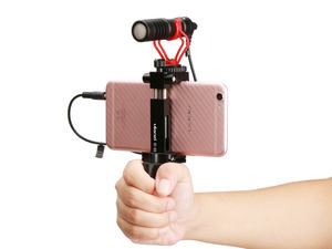 Trépied mobile en aluminium pour téléphone Ulanzi ST-03 avec support de sabot pour microphone vidéo Boya <span class=keywords><strong>Rode</strong></span>, pince de trépied 1/4'' - Product Image 5