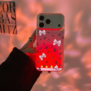 <span class=keywords><strong>Coque</strong></span> de téléphone Anime brillante tendance pour <span class=keywords><strong>iPhone</strong></span> 16 17 Pro Max 14 13 Simple 12, avec flash d'appel brillant et contrôle vocal inductif, <span class=keywords><strong>coque</strong></span> arrière pour mobile - Product Image 6