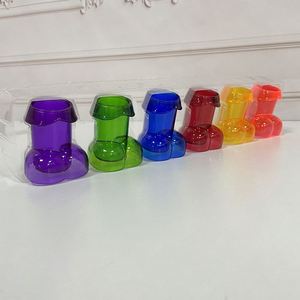 Cadeaux de fête pour enterrement de vie de jeune fille : Verres à shot colorés en forme de pénis pour l'équipe de la mariée - Product Image 3