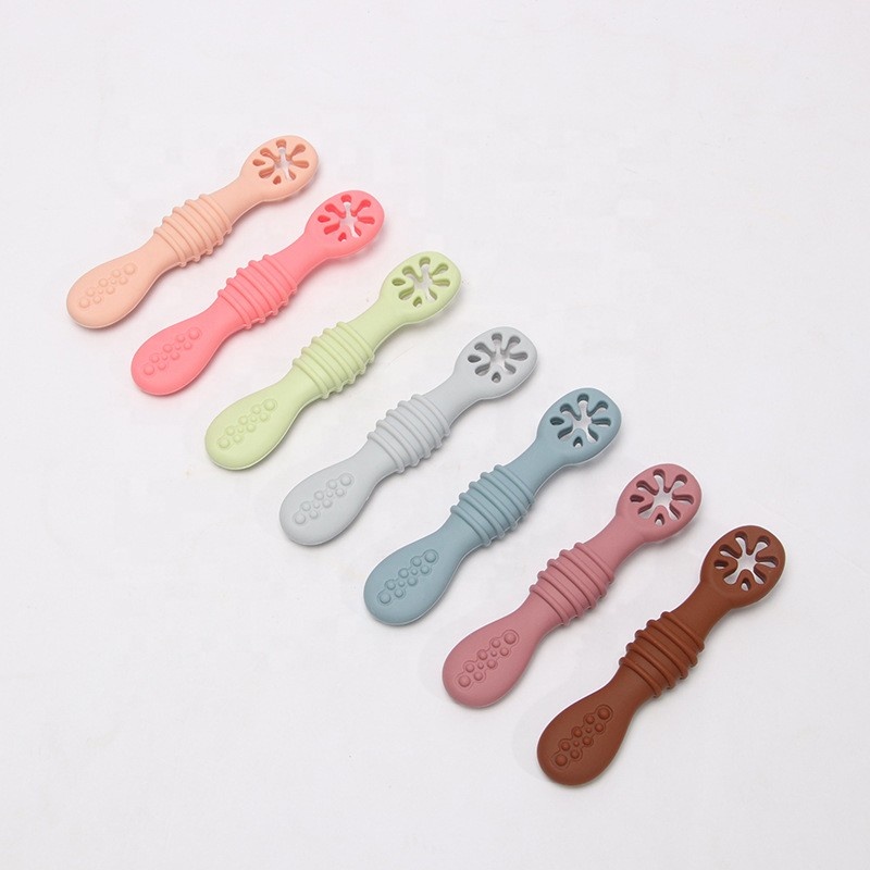 Набор для детского прорезывателя зубов из мягкого силикона без бисфенола А