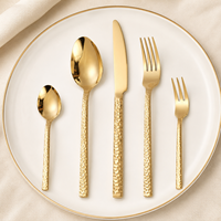 Ensemble de couverts modernes en acier inoxydable, poli miroir, durable, compatible lave-vaisselle, pour hôtels, restaurants, traiteurs, vente en gros