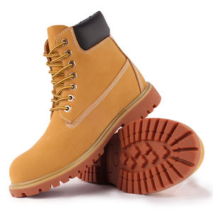 أحذية رجالية قابلة للتخصيص من المصنع بالجملة حذاء كاجوال عالي الجودة حذاء كلاسيكي متعدد الاستخدامات للأماكن الخارجية حذاء عصري أصفر على الطراز البريطاني - Product Image 2