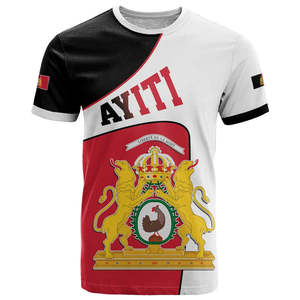 T-Shirt haizi giorno dell'indipendenza <span class=keywords><strong>la</strong></span> prima repubblica <span class=keywords><strong>nera</strong></span> dal 1804 popolo haitiano orgoglio giorno dell'indipendenza per gli uomini - Product Image 2