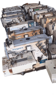 Gebrauchte Kingtex Nähmaschine FT 6500 Coverstitch Flachbett Interlock Second Hand Venta De Maquinas De Coser Usadas Generalüberholt