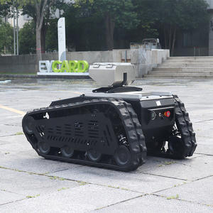 Robot telaio Ugv piattaforma cingolata veicolo pista telecomandato cintura in gomma robotica cingolata piattaforma portante cingolata - Product Image 5