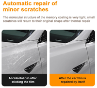 Film de protection de peinture automobile PCU PPF transparent haute clarté, super extensible, haute brillance, 8,5 mil