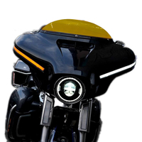 Carénage de phare avant de moto avec LED pour Harley Davidson Touring Street Glide Ultra Limited 2014-2023