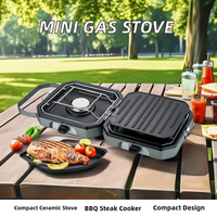 Kompor Gas Luar Ruangan Pemanas Cepat CE Grosir Kustom Hemat Energi Kompor Gas Camping dengan 2 Tungku