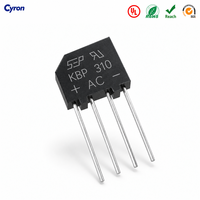 Redresseur de pont SEP KBP310 série KBP 3A 1000V monophasé à diode traversante, alimentation électrique, fabricant d'origine, en stock, neuf