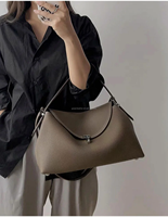 Tas Selempang Kulit Asli Vintage Wanita, Tas Tangan Satu Tali, Tas Bahu, Dompet Fashion