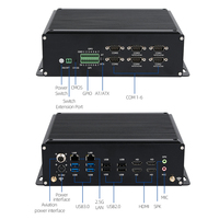 HelorPC Mini PC Intel Core I5 I7 DDR5 Dual RJ45 LAN 6 RS232 RS485 COM GPIO Win10 Computadora industrial sin ventilador