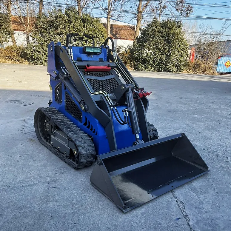 ¡Envío gratuito! Barato Mini cargadora de Diesel Mini Skid Steer nuevo cargadores para venta cargadora de ruedas Mini 380KG 500KG