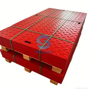 防水Uhmwpe一時舗装ボード地面保護マット道路歩道パネルDura Hdpeリグマット - Product Image 4