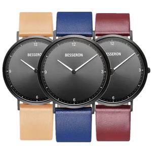 OEM Besseron BD005 50 pièces Bracelet de montre à dégagement rapide 18-20mm en cuir véritable respirant de luxe avec boucle ardillon et logo personnalisable - Product Image 6