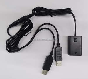 Batterie factice NP-FW50 avec double câble Boost USB avec chargeur USB pour appareil photo <span class=keywords><strong>Sony</strong></span> A7S A7M2 A7R <span class=keywords><strong>A6300</strong></span> - Product Image 3