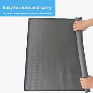 OEM Fournisseur d'usine Tapis pipi en silicone pour animaux de compagnie Tapis d'entraînement imperméable pour chiens et chats Plateau de protection du sol lavable et antidérapant - Product Image 3