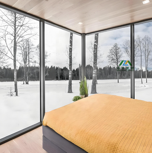 บ้านกระจกโครงสร้างเหล็กสำเร็จรูปสำหรับโรงแรมรีสอร์ทใช้ในที่พักอาศัย - Product Image 5