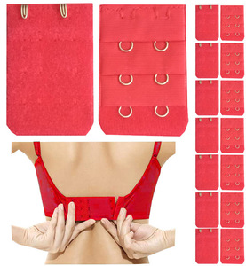 7 pezzi un Set 3 fila <span class=keywords><strong>2</strong></span> gancio <span class=keywords><strong>reggiseno</strong></span> Extension combinazione pacchetti di Nylon elastico e plastica <span class=keywords><strong>reggiseno</strong></span> Extension - Product Image 5