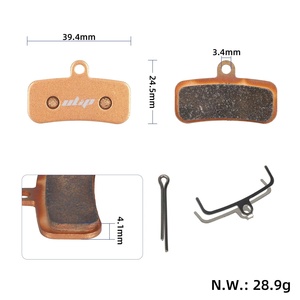 Plaquettes de frein à disque Ulip en aluminium bronze antique pour SHIMANO ZEE M640, scooter électrique, VTT - Product Image 2