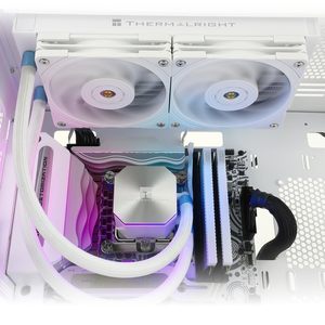 Refroidisseur d'eau pour processeur Thermalright Frozen Edge 240 blanc, 3 ventilateurs PWM de 12 cm, pompe efficace à commande PWM 3300 tr/min - Product Image 6