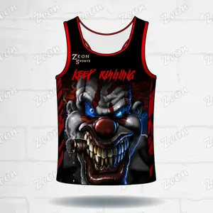 ที่กำหนดเอง Joker Cool ออกแบบใหม่ Running Mens กีฬา Singlet Tank Top Vest