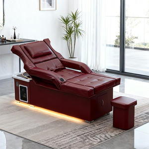 Sauna à cheveux relevable Design incurvé Tête de confort Lit de spa Manucure et pédicure Chaises de lit électriques Pas de plomberie avec bain de pieds - Product Image 2