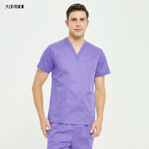 2024スクラブセットスクラブ新しいスタイルのスクラブスカート最高のアメリカのスウェットスーツユニフォーム看護病院セット男性