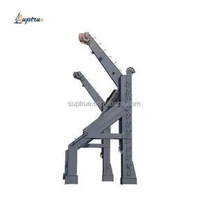 High quality marine single arm davit for lifeboat with electric winch