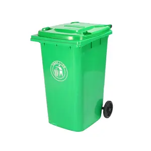 Hot sale 100 liter plastic dustbin 60L cheap plastic waste bin eco green products plastic trash with high quality