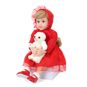 Muñeca Bebé <span class=keywords><strong>Reborn</strong></span> de 60 cm, Cuerpo de Algodón, Silicona y Vinilo, Muñeca Realista, Juguete de Bebé <span class=keywords><strong>Reborn</strong></span>, Regalo de Cumpleaños y Navidad para Niños - Product Image 5