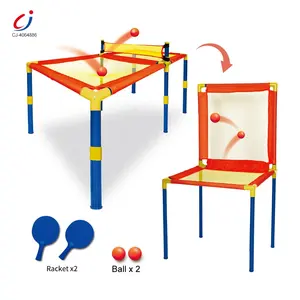 Chengji 2 In 1 Indoor Outdoor Pingpong Racket Familie Grappig Speelgoed Sport Spel Tafeltennis Set Speelgoed Voor Kinderen