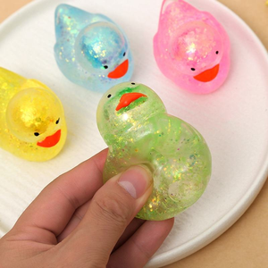 ของเล่นบีบคลายเครียดรูปเป็ดน่ารัก บรรจุเม็ดโฟมมอลโทส ขายส่ง สำหรับเด็ก - Product Image 1