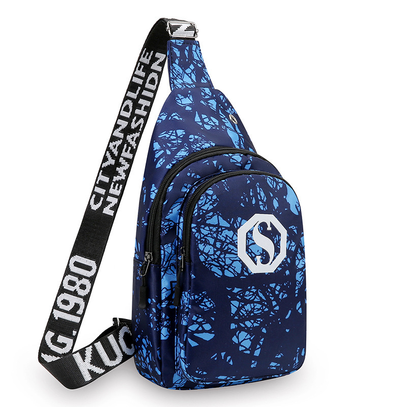 Camouflage bleu [double réfléchissant]