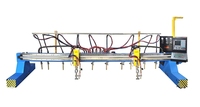Machine de découpe à la flamme CNC automatique à prix d'usine, modèle robuste, équipement de découpe de plaques métalliques, entraînement à double moteur servo, GS6000