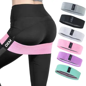 Sport Protection Hip Circle Band Hip Fabric Resistance Band Set Logo Customize Exercise Bands