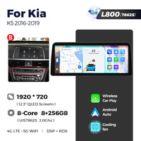 MEKEDE QLED 12.3 "1920*720 8 + 128G lecteur d'autoradio pour KIA K5 2016-2019 360 caméra voiture Gps système de Navigation