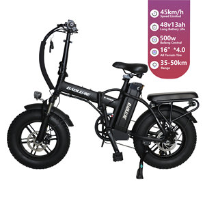จักรยานไฟฟ้า OEM ODM 500W สำหรับผู้ใหญ่ แบตเตอรี่ถอดได้ 48V พับได้ จักรยานอีไบค์อัจฉริยะ <span class=keywords><strong>2</strong></span> ที่นั่ง - Product Image 1