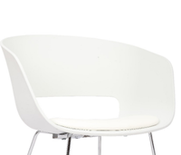 Vente en gros de chaises donut Circle FurnIture Chaises pieds en métal rembourrées Réception Loisirs Fauteuil de salon Salle à manger