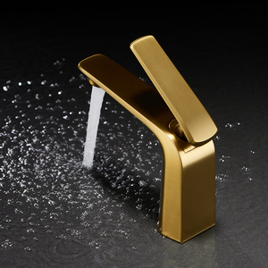 <span class=keywords><strong>Rubinetto</strong></span> di Lusso per <span class=keywords><strong>Lavabo</strong></span>, Miscelatore Monocomando in Ottone da Montare sul Piano, per Acqua Calda e Fredda, per <span class=keywords><strong>Bagno</strong></span> - Product Image 1