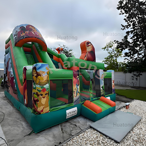 Thương mại ngoài trời Đảng nhảy Inflatable <span class=keywords><strong>Bouncer</strong></span> rừng trẻ em combo sư tử động vật bouncy nhà cho trẻ em - Product Image 5