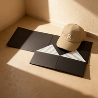 Boîte à chapeau de baseball pliable, noire, magnétique, cadeau personnalisé, boîtes d'emballage pour vêtements haut de gamme, cadeaux, chapeaux