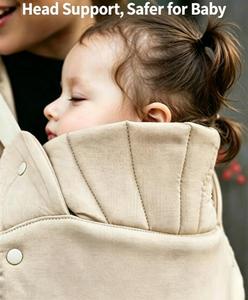 Porte-bébés ergonomiques confortables, porte-bébé <span class=keywords><strong>sling</strong></span> pour <span class=keywords><strong>nouveau</strong></span>-<span class=keywords><strong>né</strong></span> et enfant en bas âge avec support <span class=keywords><strong>de</strong></span> tête, léger, ajustable - Product Image 3