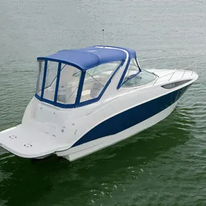 KINOCEAN New Design 8.7m 90hp Aluminium Boat Cabin Cruiser Yacht For Water Recreations