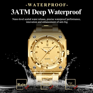 POEDAGAR 788 señoras mano luminosa cuarzo mujer reloj de pulsera reloj <span class=keywords><strong>dorado</strong></span> moda de lujo cinturón de acero inoxidable impermeable para mujer - Product Image 4