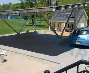 Struttura di installazione del parcheggio solare struttura Carport solare Carport staffa di montaggio solare