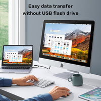 UGREEN kabel Data USB ke USB A/C, kabel Data A/C dan kabel sakelar KM 2m, kabel USB C 3.0 5Gbps, kabel Data kecepatan tinggi