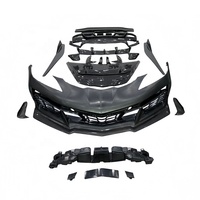 Kit carrosserie en fibre de carbone pour Chevrolet Corvette C8 Z06 2020+ : Lame de pare-chocs avant, Jupes latérales, Capot, Diffuseur arrière, Spoiler, Canards